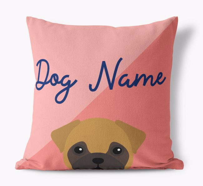 Peeking Name: Personalized {breedFullName} Pillow